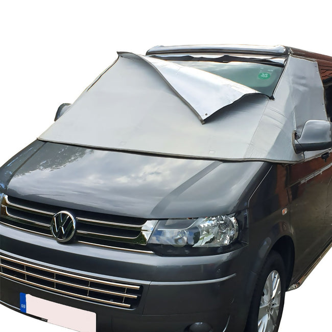 Campervan External Thermal Screen Cab Cover Windscreen Silver