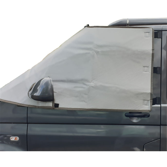 External clearance windshield cover