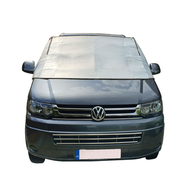 Campervan External Thermal Screen Cab Cover Windscreen Silver