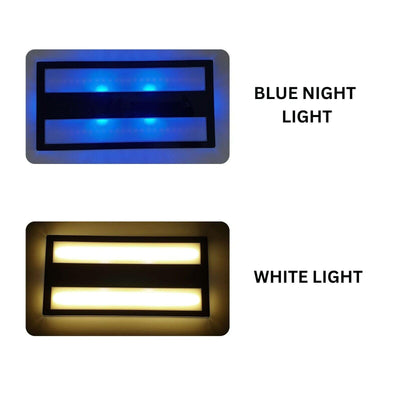 LED Ceiling Panel Light 12V 24V Black Touch Switch Dimmable Caravan Campervan Boat
