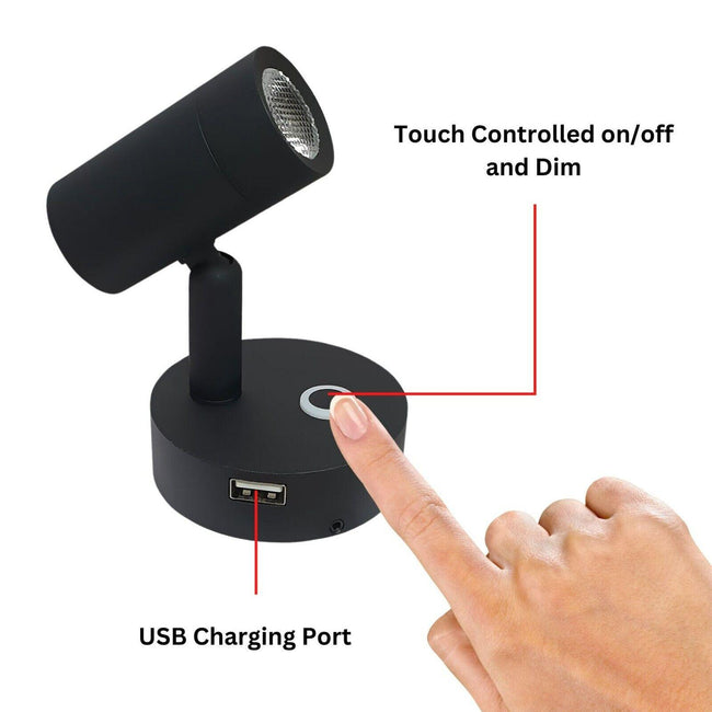 LED leeslamp 12V/1W Flexarm met schakelaar USB - , uw LED leeslamp 12V/1W Flexarm met schakelaar USB - , uw