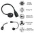 LED Flexible Reading Light 12V 24V Black Touch Switch Dimmable USB Gooseneck Map Lamp