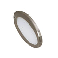 LED Ceiling Light 12V 24V Dimmable 6W Touch Switch Nickel Finish Panel Lamp