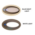 LED Ceiling Light 12V 24V Dimmable 6W Touch Switch Nickel Finish Panel Lamp