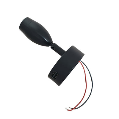 LED Reading Light 12V 24V Touch Switch USB Black