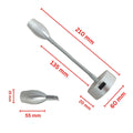 LED Gooseneck Flexible Reading Light 12V 24V Spotlight 3W Touch Controlled USB