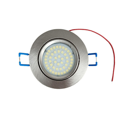12V LED Spot Light Tilting Lens 3W Dimmable 6000k Directional Recessed Downlight