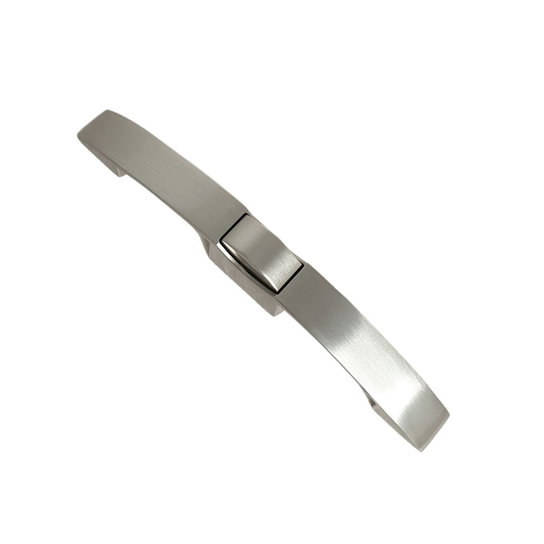 Cabinet Push Button Latch Lock Handle 128mm Nickel – Marvix