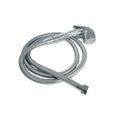 External Shower Point Water Outlet Mixer Socket & Pull Out Shower Head Set White