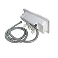 External Shower Point Water Outlet Mixer Socket & Pull Out Shower Head Set White