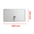 External Shower Point Water Outlet Mixer Socket & Pull Out Shower Head Set White