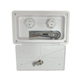 External Shower Point Water Outlet Mixer Socket & Pull Out Shower Head Set White