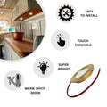 4 x LED 12V 24V Spot Lights Touch Switch Dimmable Gold Downlights