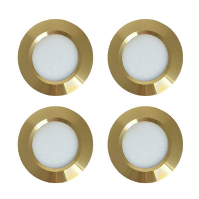 4 x LED 12V 24V Spot Lights Touch Switch Dimmable Gold Downlights