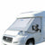 External Thermal Screen Silver Cab Cover Vivaro Trafic NV300 Talento 2014 - 2023