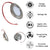 LED 12V 24V Spot Light Touch Switch Dimmable Recessed Downlight 3000k