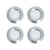 LED 12V 24V Spot Lights Dimmable 6000k Pack of 4 Recessed Downlights