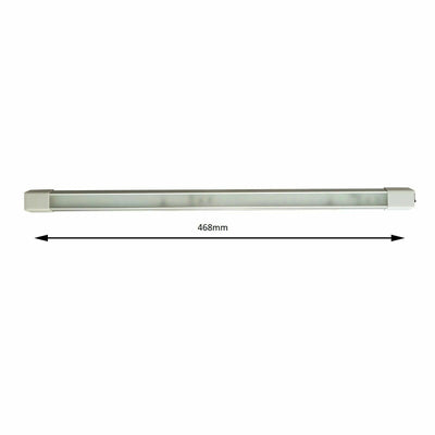 LED Strip Light 12V 24V White 468mm Long Bar Lamp With On Off Switch