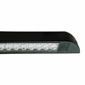 LED Awning Light Black 12V 24V Waterproof 256mm Cool White With Switch