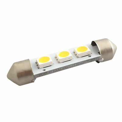 Festoon LED Bulb 12V 24V 3SMD 1W 36mm 39mm 42mm