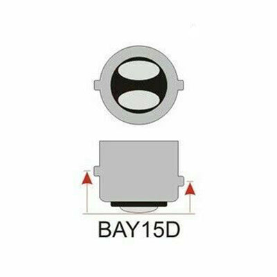 Led Bulb BAY15D Bayonet 24SMD 12V 24V Warm White Light 3.5W 10-30V