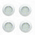pack of 4 white 12v led spotlights caravan surface mounted downlights