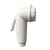 Comet Trigger Shower Head White On/Off Water Flow Control