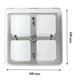 LED Ceiling Light 12V 24V Day/Night Touch Switched Dimmable 8W