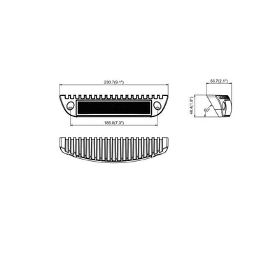LED Awning Light 12V 24V Bright Waterproof Exterior Strip Lamp